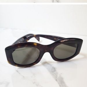 Céline CL41092/S Tortoise Thick Rim Sunglasses
